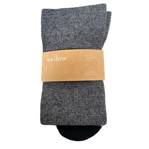 Wellow Bamboo Knee High Compression Socks 18-25 mmHg Sz XL Charcoal Gray NWT